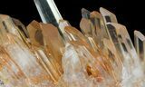 Tangerine Quartz Crystal Cluster - Madagascar #58871-2